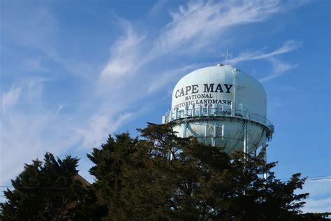 Water Tower in the Distance – Cape May Picture of the Day