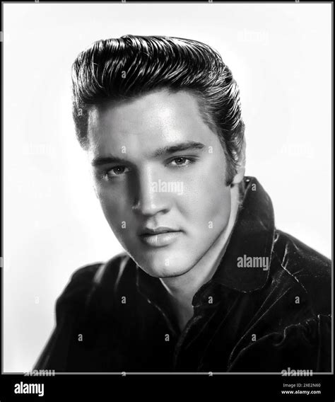 ELVIS PRESLEY '50's Vintage 1950's Hollywood studio press promotional portrait, head and ...