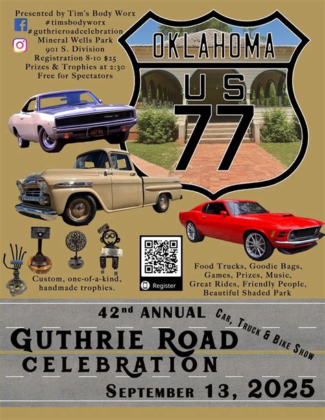 42nd Annual Guthrie Road Celebration Car Show (Not a War Bonnet PCA ...