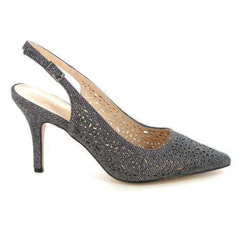 Lotus Lyla Pewter Womens Slingback Shoes
