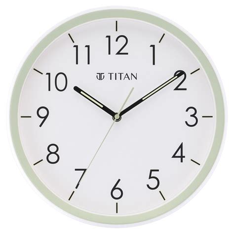 Buy Online Titan 32.5 cm White-Lume Wall Clock: Stylish Nighttime ...