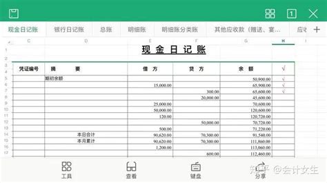 出纳现金收支流水账Excel模板_千库网(excelID：172247)