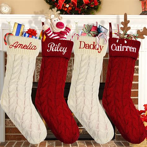 Christmas Stockings With Names Canada at Jonathan Perez blog