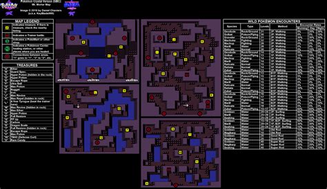 Pokemon: Crystal Version Johto Mt. Mortar