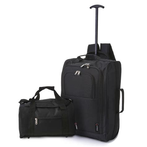 Buy Trolley Backpack Cabin and Ryanair Second Bag Hand Luggage, 54 cm ...