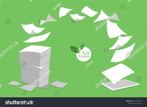 Go Green Recycle Paper