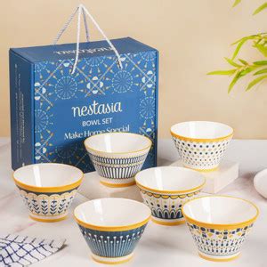 Nestasia Ceramic Serving Bowl Aloha Ceramic Snack Bowl Price in India ...