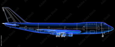 Image result for B 747 Model Side View