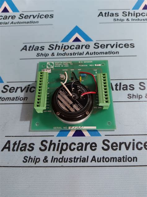 MARTIN-DECKER PCB311A B/A SENSOR REV.AC ANGLE SENSOR – Atlas Shipcare ...
