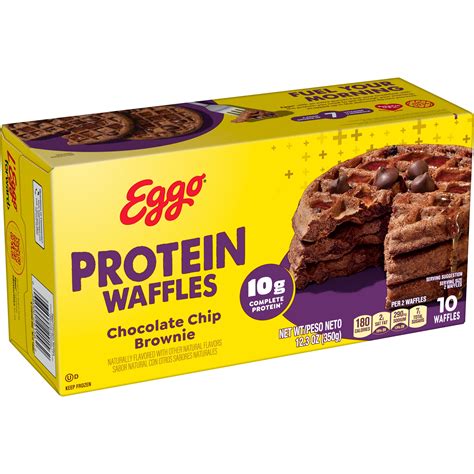 Eggo® Protein Chocolate Chip Brownie Waffles - SmartLabel™