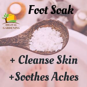 DIGITAL GARDENING Organic Epsom Salt Crystals for Bath, For Muscle ...