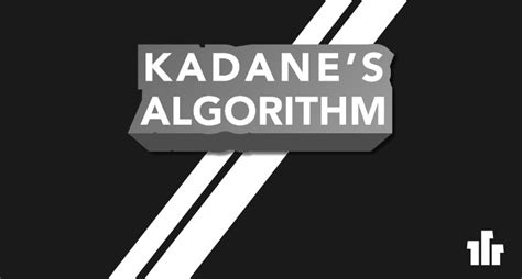 Image result for Kadane's Algorithm C