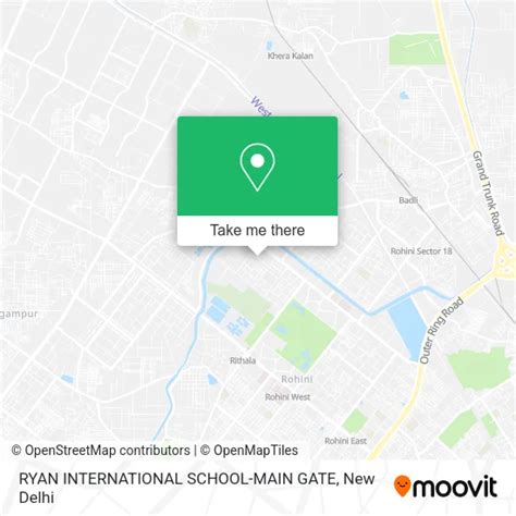 How to Get to RYAN INTERNATIONAL SCHOOL-MAIN GATE in Delhi by Bus or Metro?
