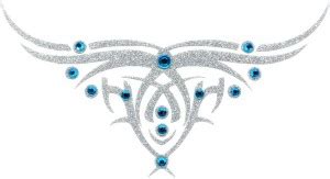 Comet Busters Glitter Temporary Tattoo Sticker Body Jewels (BJ215 ...