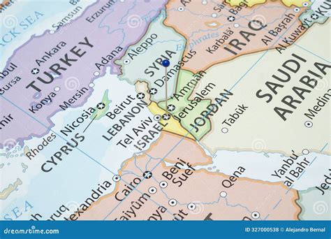 Close Up To a Jerusalem City with a Blue Pin Needle into Israel Map Stock Photo - Image of ...