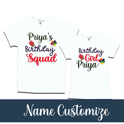 Buy Celebrating Birthday T-shirts with Princess Name-group @ gfashion ...