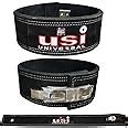 USI Universal Lever Buckle Power Lifting Belt (790LEV) (Black) - 1 Pc ...