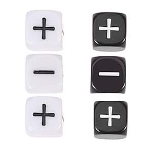 Toyvian Teacher Dice Set Math Operation Calculation Dice Minus Sign ...