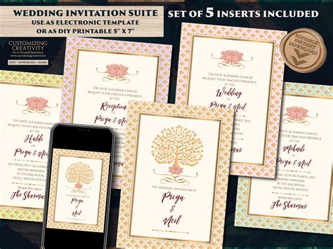 Indian Wedding Digital Invitation as Indian Wedding invitation card Hi ...