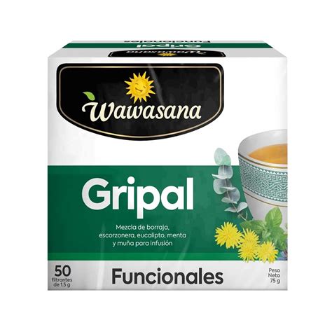 WAWASANA GRIPAL TEA INFUSIONS, BOX OF 50 TEA BAGS