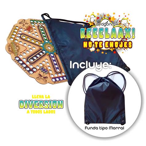 ARAGONMX, Juego de Mesa REEELAAX, No te ENOJES Original a Color ...