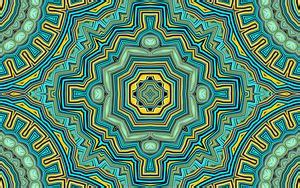 Wallpaper pattern, fractal, lines, green, bright hd, picture, image