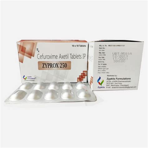 ZYPROX-250 Tablets APA PHARMACEUTICALS