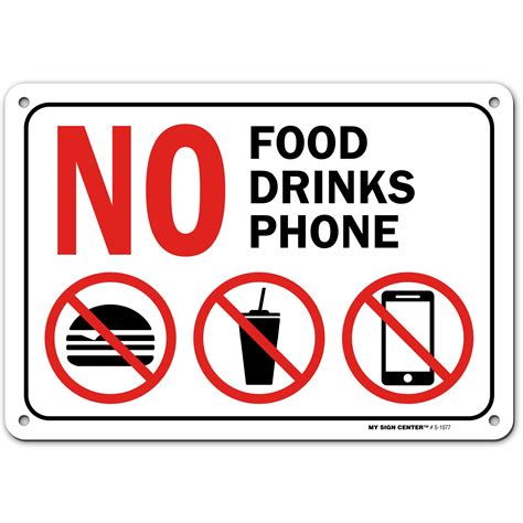 No Food Sign