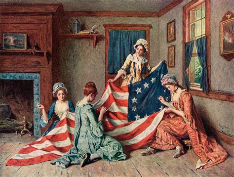 Betsy Ross American Flag History Betsy Ross Making The First American