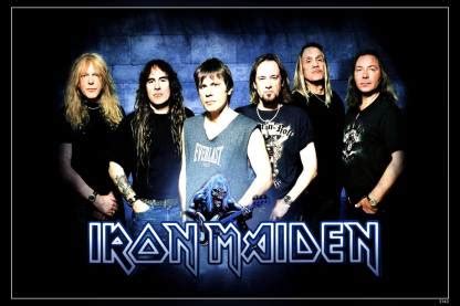 Iron Maiden Heavy Metal Music Band Bruce Dickinson Steve Harris Paul ...