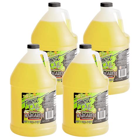 Finest Call 1 Gallon Margarita Mix Concentrate - Tangy Lime Flavor ...