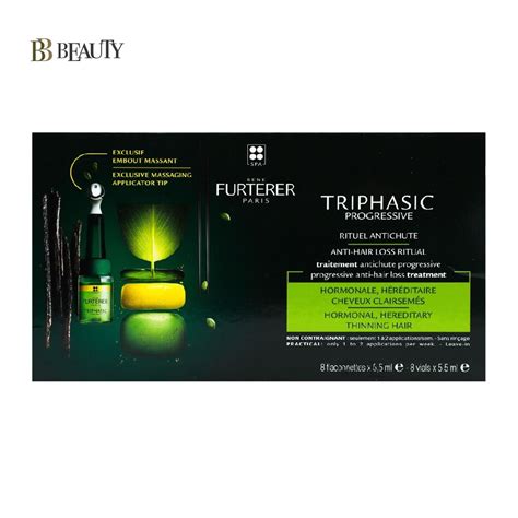 Rene Furterer Triphasic Progressive Anti-Hair Loss Serum Treatment (5 ...
