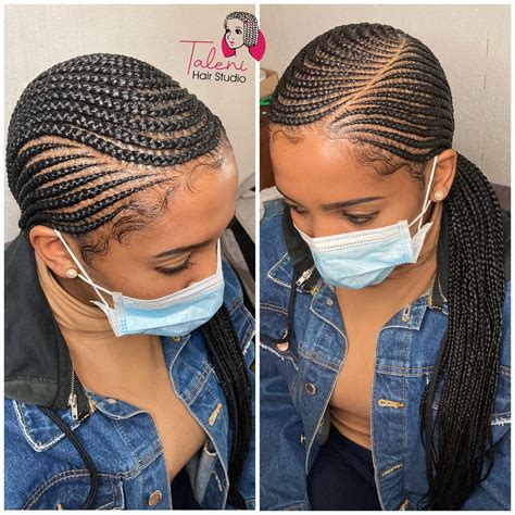 Braids Hairstyles Push Back at Glenda Farias blog