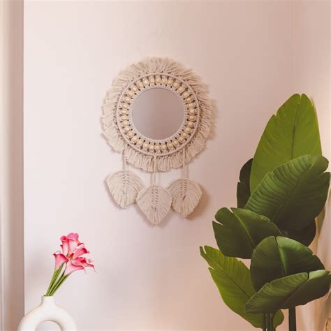 Macrame Angelic Mirror – Alaaya Decor