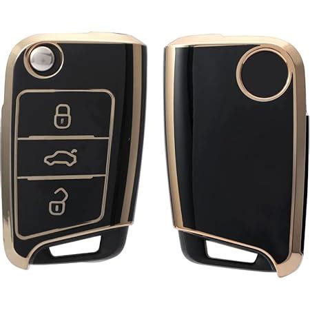 Keyzone TPU car Key Cover Compatible for Volkswagen VW Virtus, Tiguan ...