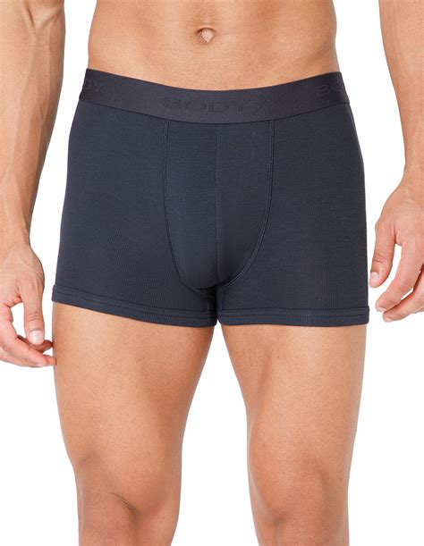 Buy BodyX Men Solid Micro Modal Rib Trunks-BX303T-STGREY Online | BodyX