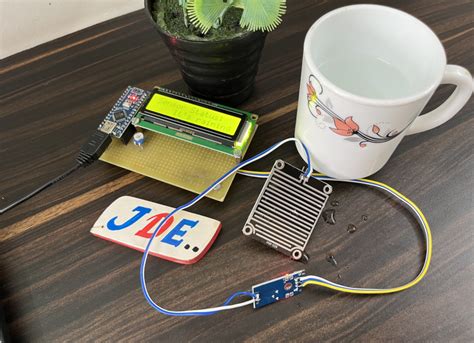 Example Code Rain Sensor Arduino 的图像结果