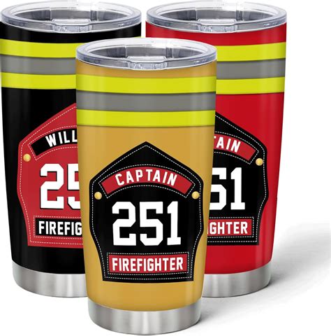 Hyturtle Personalized Firefighter Gifts for Men - Firefighter Printed ...