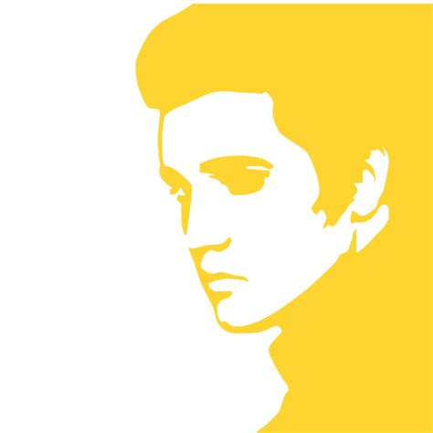 Elvis Hair Silhouette It's Elvis Presley's And David Bowie's
