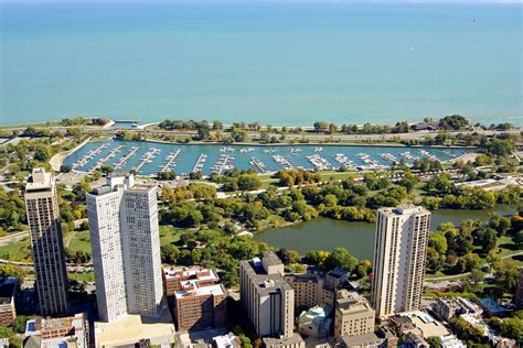 Diversey Harbor Lagoon, the Chicago Harbors in Chicago, IL, United ...