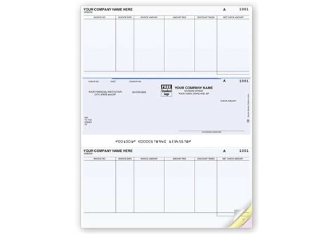 Business Checks - Laser Middle Accounts Payable Check - DLM278 by Deluxe
