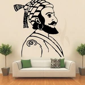 MMD DECORATION SHIVAJI Art Wall Stencil SHIVAJI Wall Art Stencil Size ...