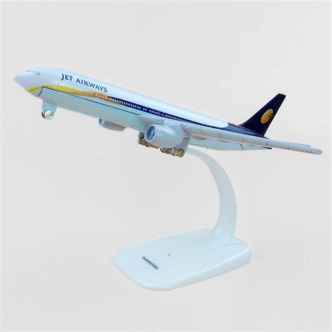 Buy Sage Square 1:300 Jet Airways Boeing 777-35R Scale Metal Model ...