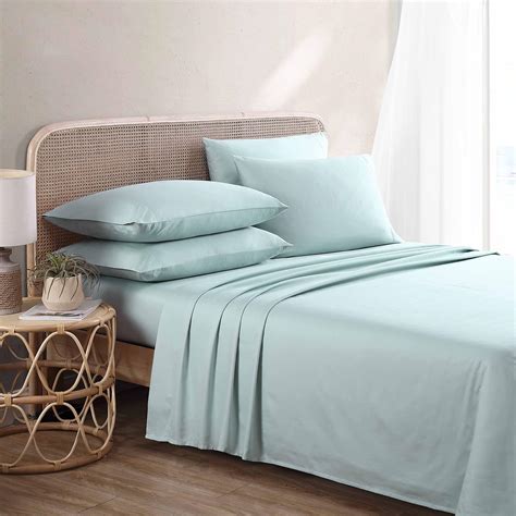 Amazon.com: Tommy Bahama - King Sheets, Washed Percale Cotton Bedding ...