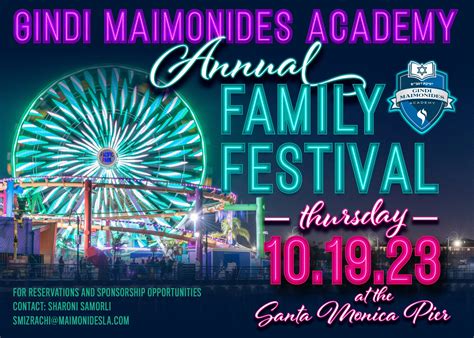 Annual Family Festival - Gindi Maimonides Academy | Gindi Maimonides ...