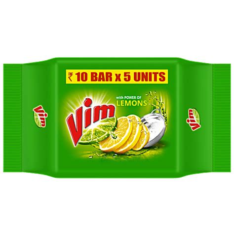 Buy Vim Dishwash Bar With Power Of Lemons - Multipack Online at Best ...