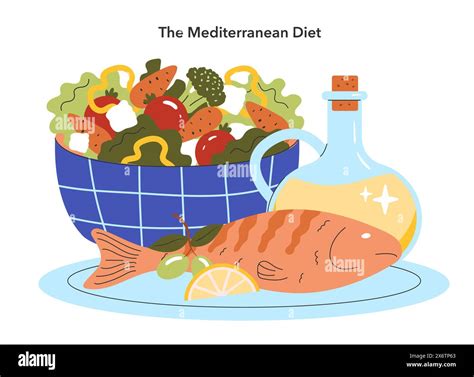 Healthful plate Stock Vector Images - Alamy