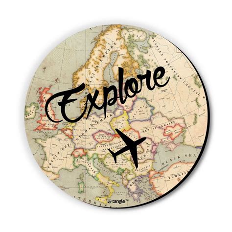 Buy Seven Rays Wood Fridge Magnet | 3 x 3 inch, Multicolour |Medium ...