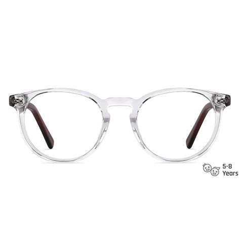 Buy Transparent Brown Full Rim Round Kids 5-8 yrs Lenskart Junior ...