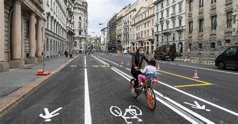 Milan Reopens With Bicycle Lanes And Share Mobility